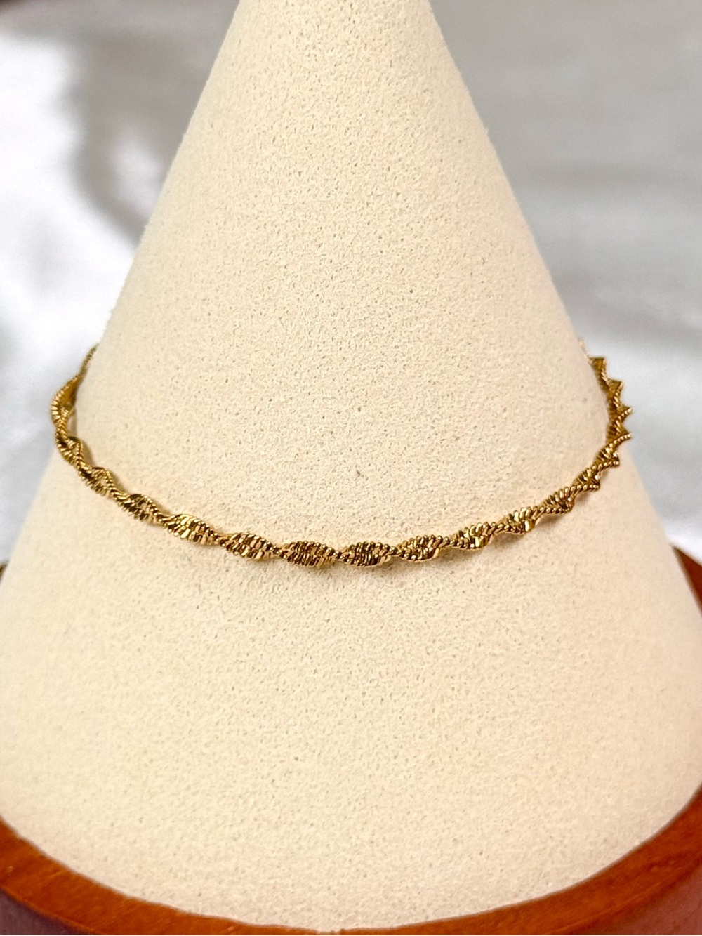 #170 18K Gold Plated Stainless Steel Fine Chain Bracelet